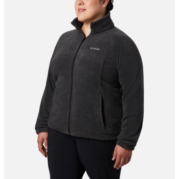 Columbia Benton Springs Full Zip Plus Size, Chamarras Grises Para Mujer | 295687-GYC